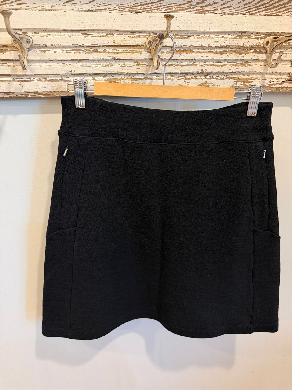 IBEX Merino Wool Blend Izzi A-Line Skirt in Size Small Pockets